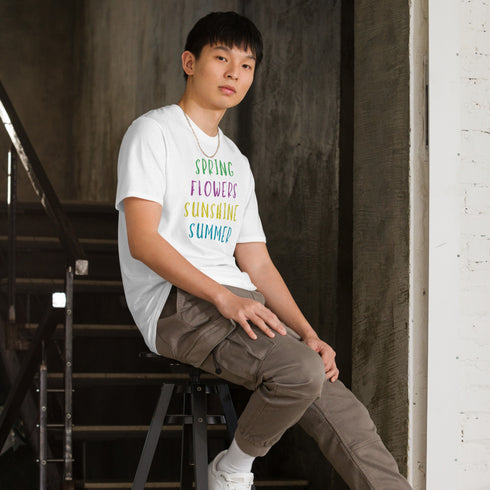 Spring Flowers Sunshine Summer Crewneck T-Shirt-Unisex